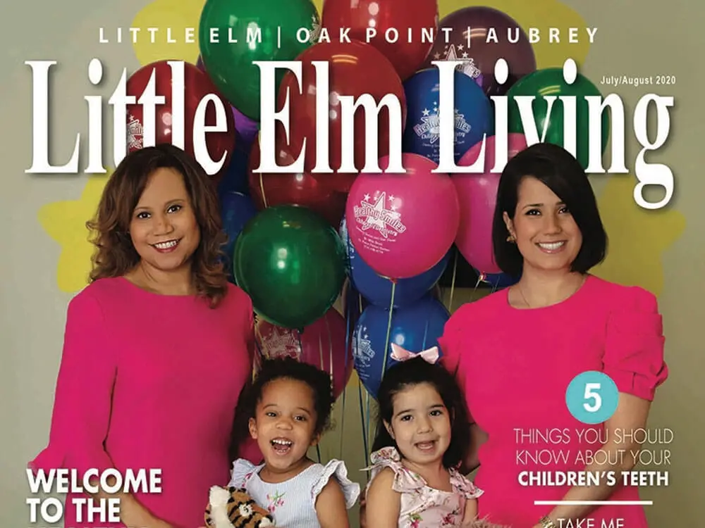 Little Elm Living Magazine July/August 2020 cover