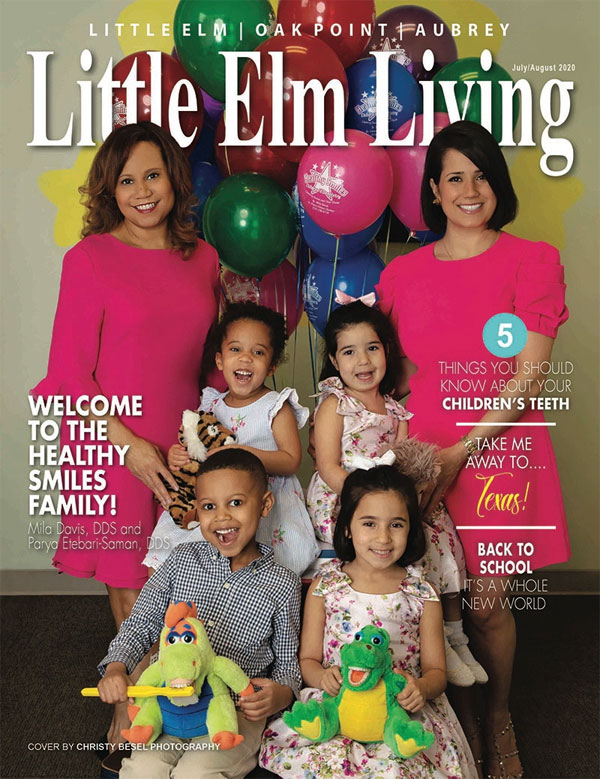 Little Elm Living Magazine July/August 2020 cover
